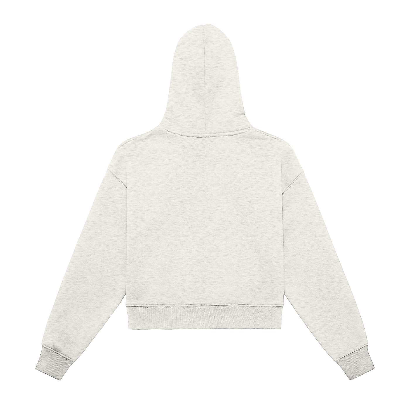 THÉVA Fleeced Zip-Up Cropped Hoodie