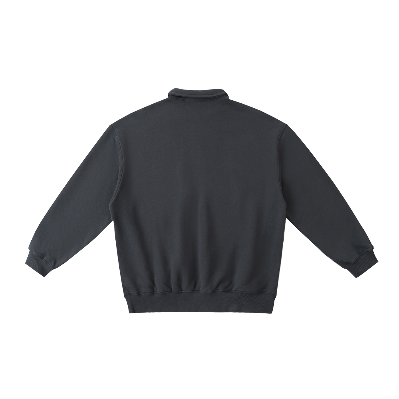 THÉVA Heavyweight Polo-Collar Sweatshirt
