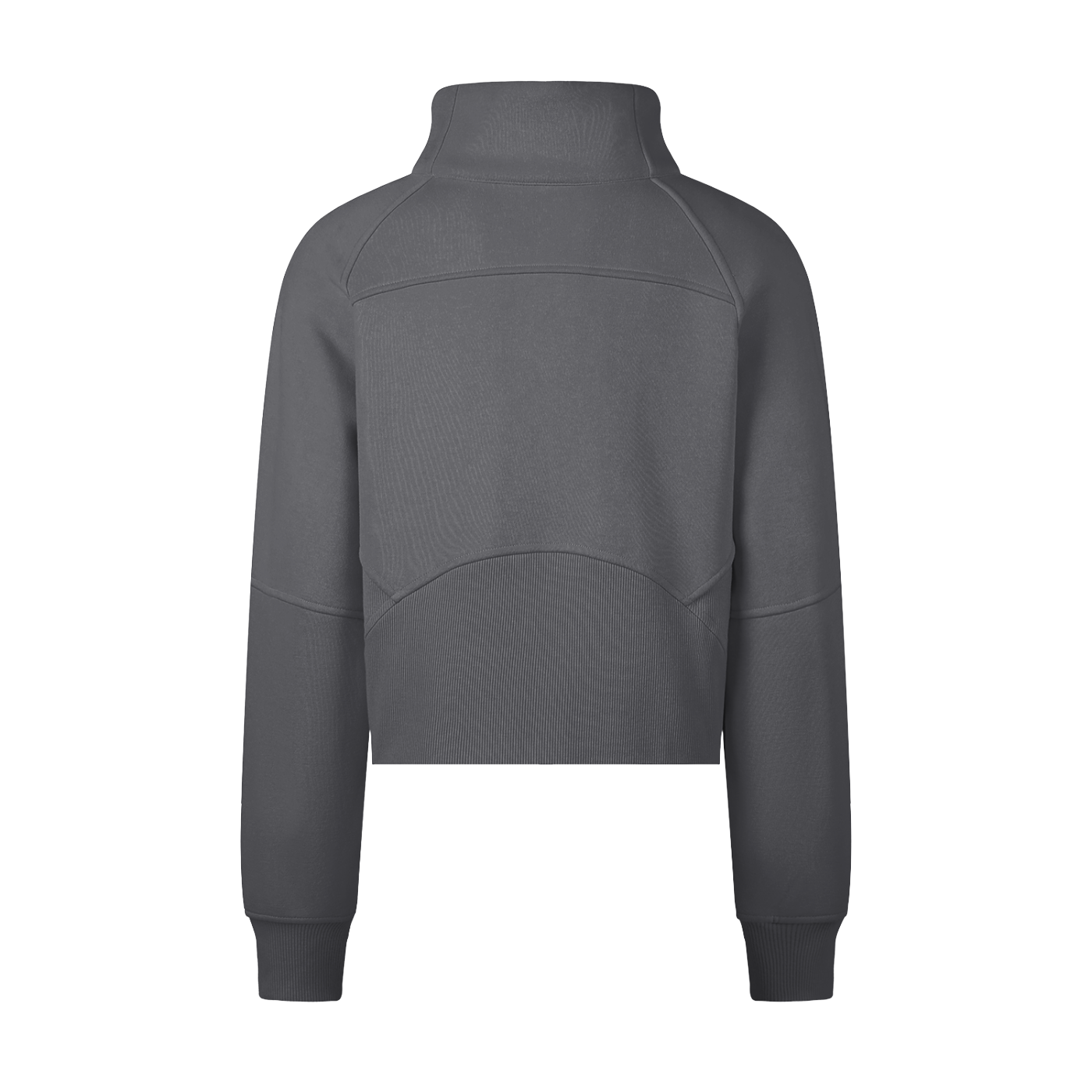 THÉVA Cropped Half-Zip Sweatshirt