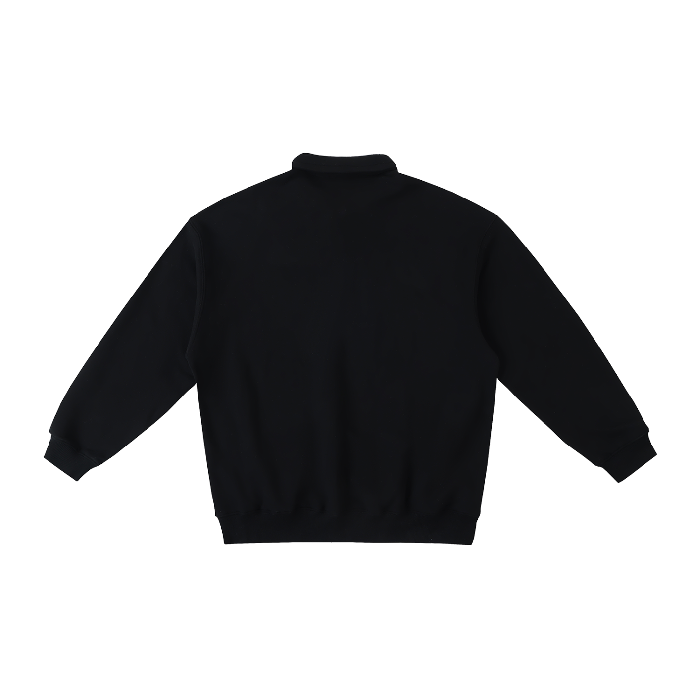THÉVA Heavyweight Polo-Collar Sweatshirt