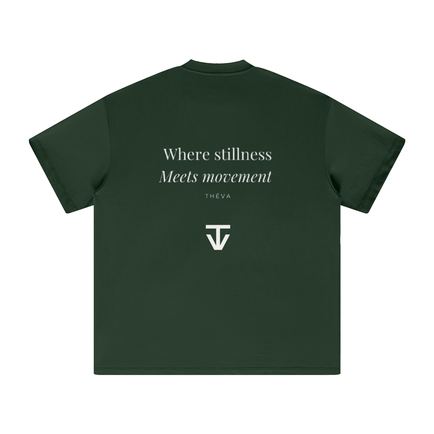 "Where stillness meets movement " Oversized tee