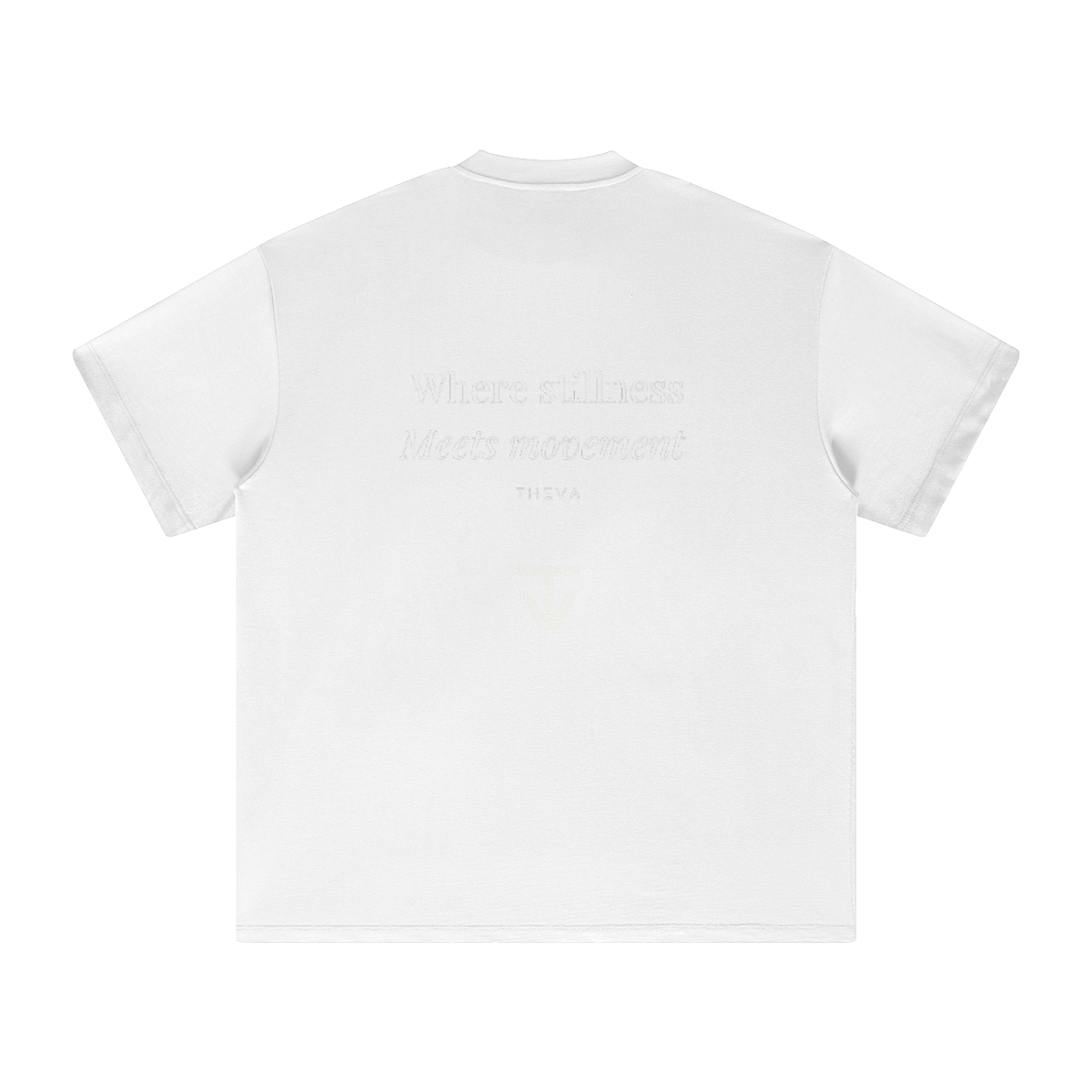 "Where stillness meets movement " Oversized tee