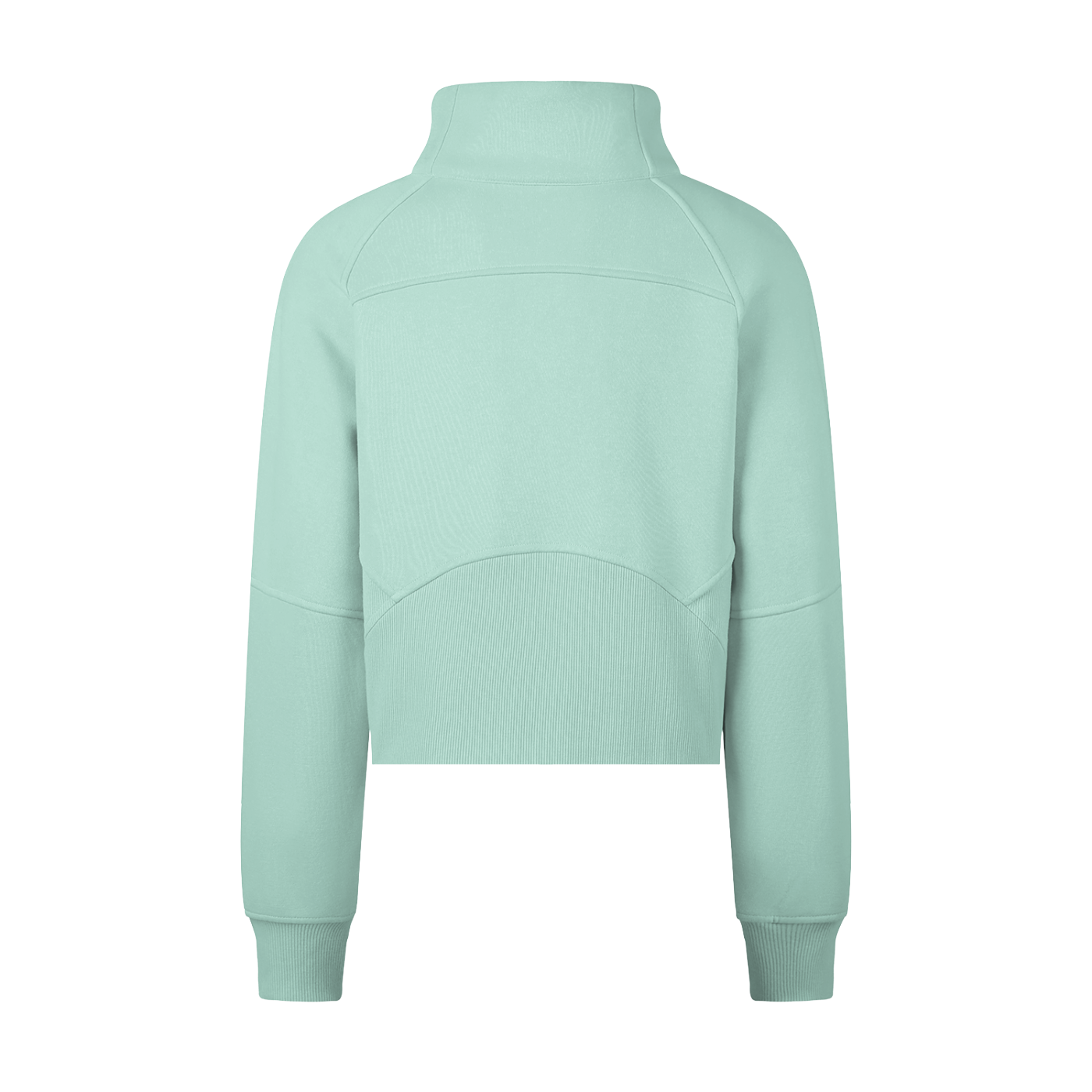 THÉVA Cropped Half-Zip Sweatshirt
