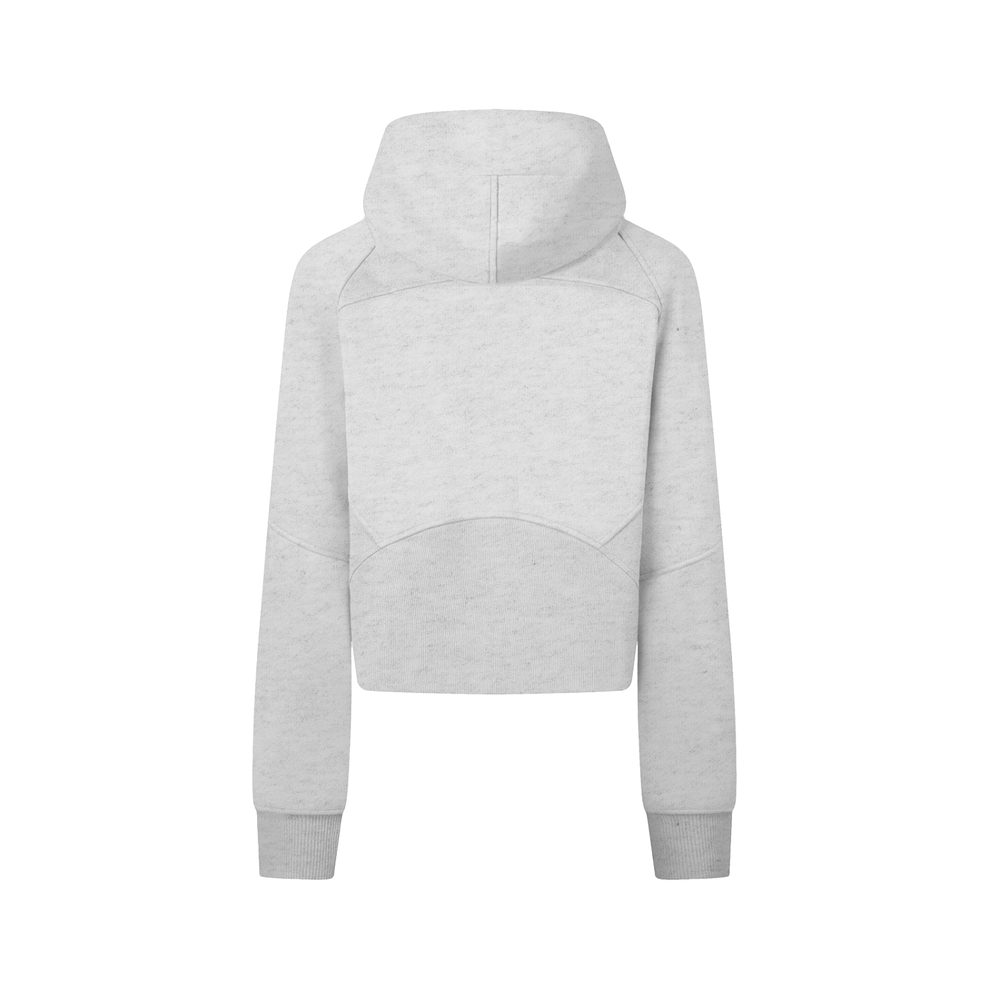 THÉVA Cropped Zip-Through Hoodie