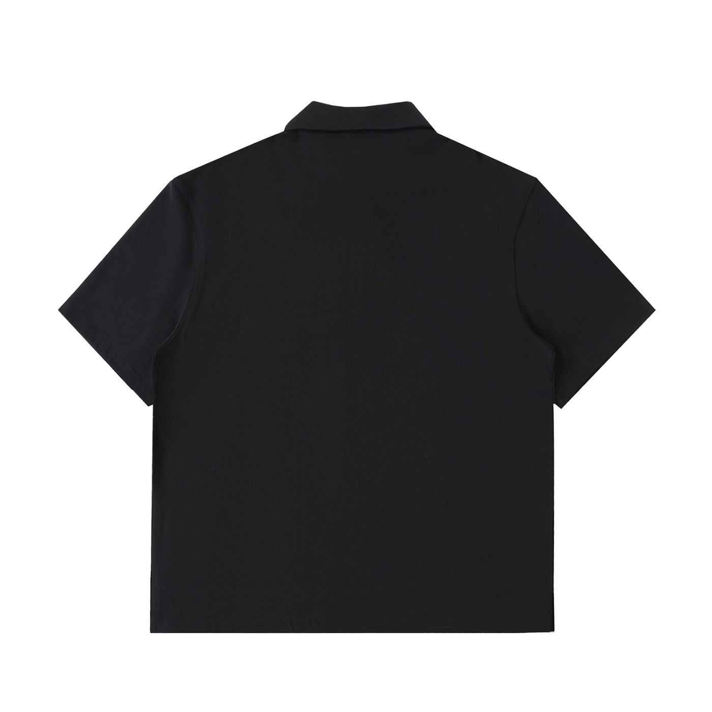 THÉVA Half-Zip Cotton Polo Shirt