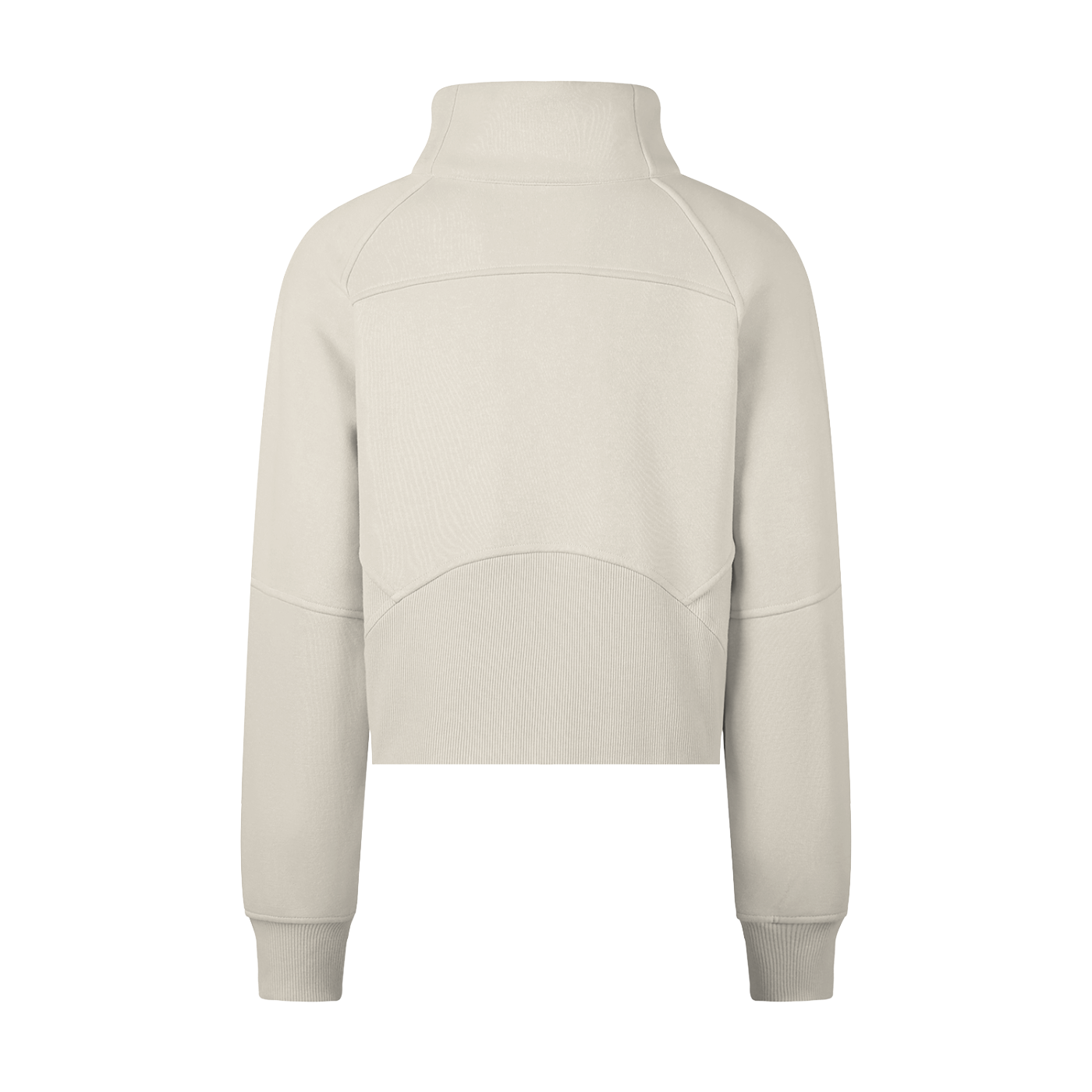 THÉVA Cropped Half-Zip Sweatshirt