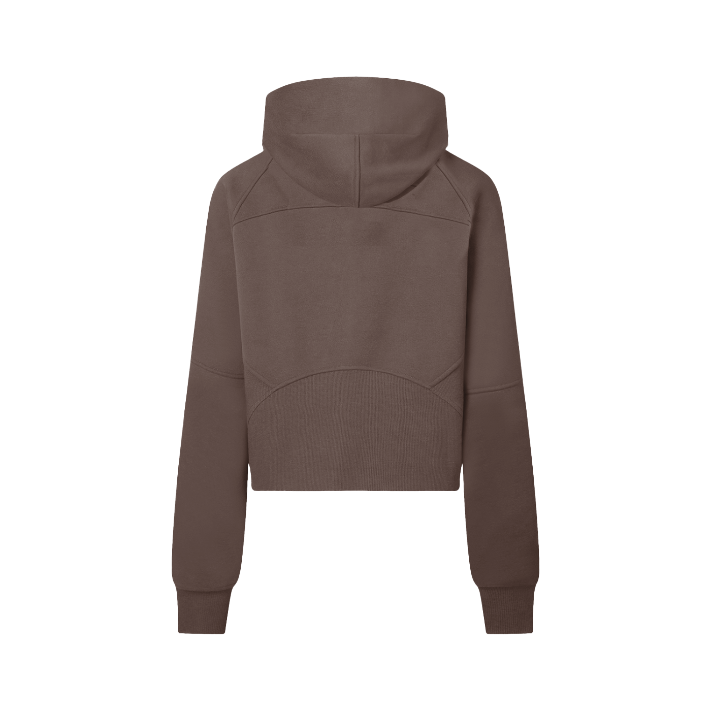 THÉVA Cropped Half-Zip Hoodie