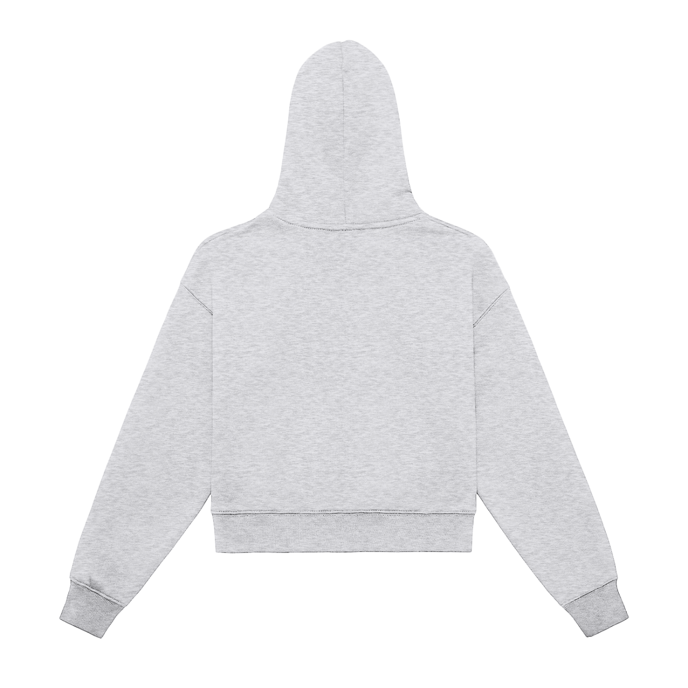 THÉVA Fleeced Zip-Up Cropped Hoodie