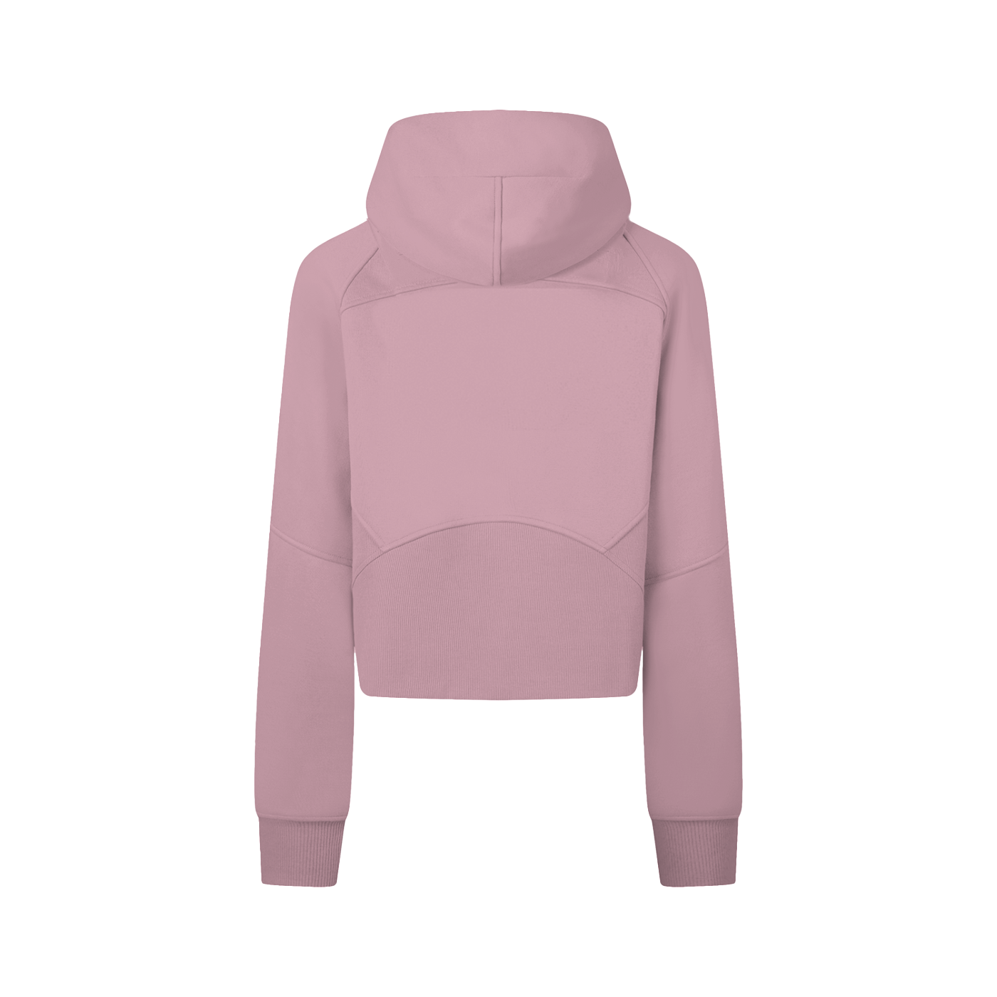 THÉVA Cropped Zip-Through Hoodie