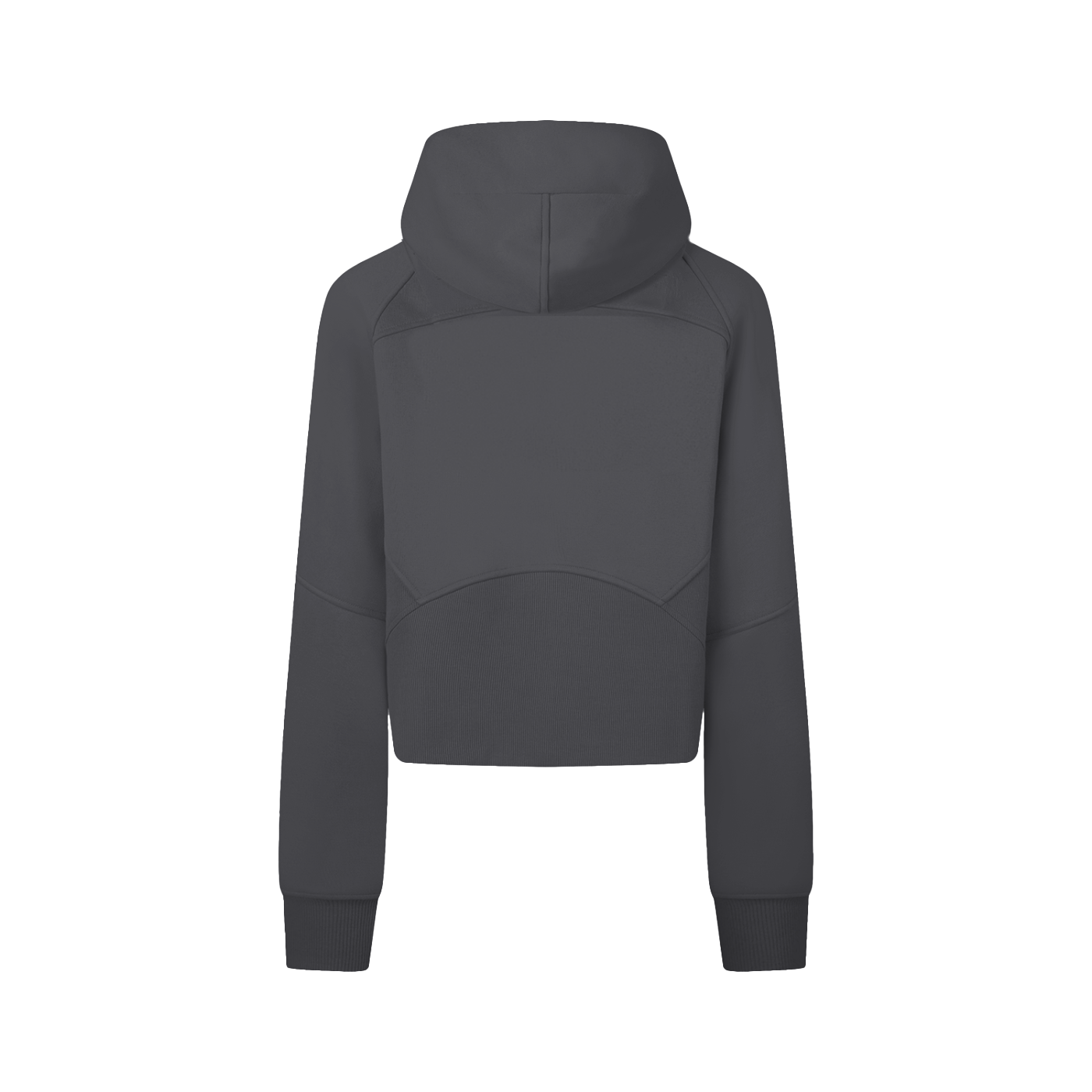 THÉVA Cropped Zip-Through Hoodie